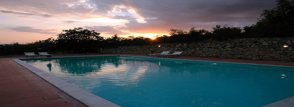 Villa catignano, toskana :: der pool