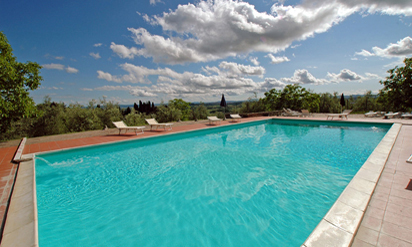 Villas in Tuscany with pool :: Villa Catignano swimming pool