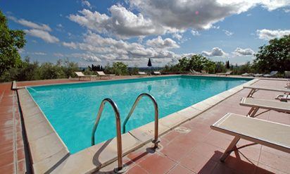 Villas in Tuscany with pool :: Villa Catignano swimming pool